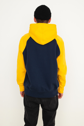 Champion 1919 Collegiate Logo Organic Cotton Blend Hoodie Navy