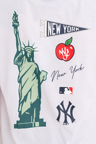 New York Yankees MLB City Graphic White T-Shirt