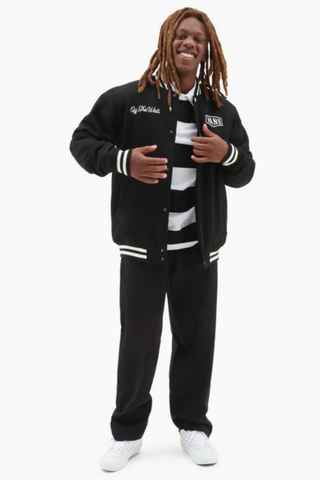 Bunda Vans Checkerboard Research Varsity