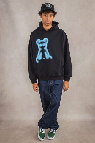 2005 Airbrushed Horned Hoodie