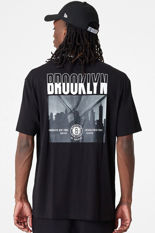 Tričko New Era Brooklyn Nets City Graphic Oversized