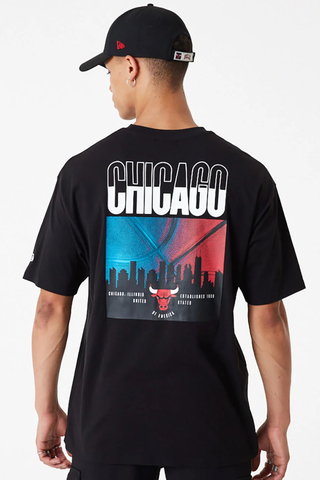 Koszulka New Era Chicago Bulls City Graphic Oversized