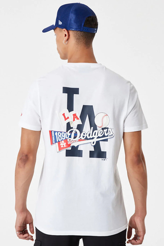 New Era LA Dodgers MLB Flag Graphic T-shirt