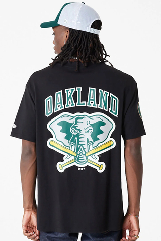 Tričko New Era Oakland Athletics MLB Large Logo Oversized