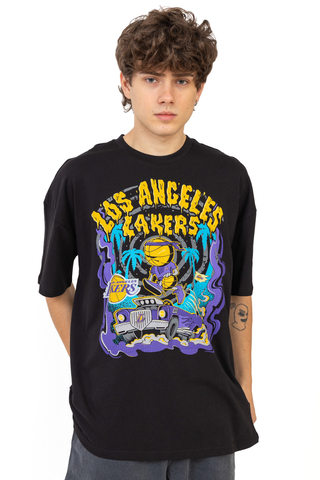 Tričko New Era LA Lakers Graphic Drop Shoulder