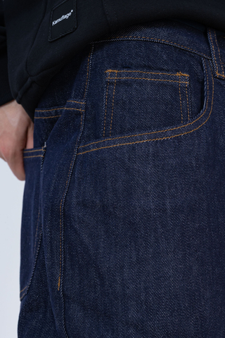 Kalhoty Kamuflage Way Too Big Raw Denim