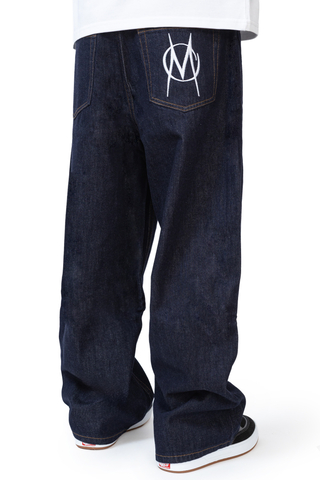 Kalhoty Mercur Loose Monument Raw Denim
