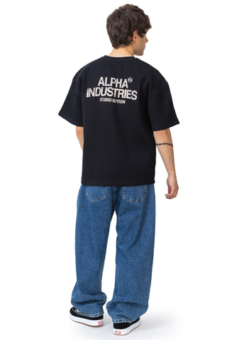 Tričko Alpha Industries Studio Waffle