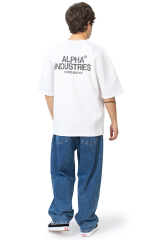 Tričko Alpha Industries Studio Waffle