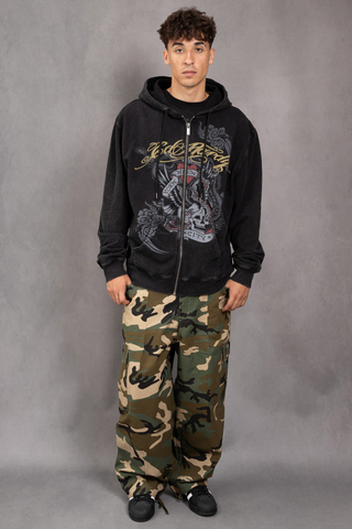 Mikina Na Zip Ed Hardy Storming New York
