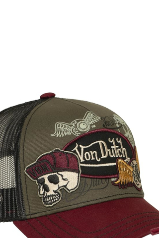 Czapka Von Dutch Patches