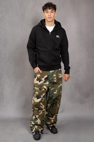 Mikina Na Zip Alpha Industries Basic Small Logo