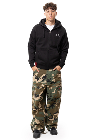 Mikina Na Zip Alpha Industries Basic Small Logo