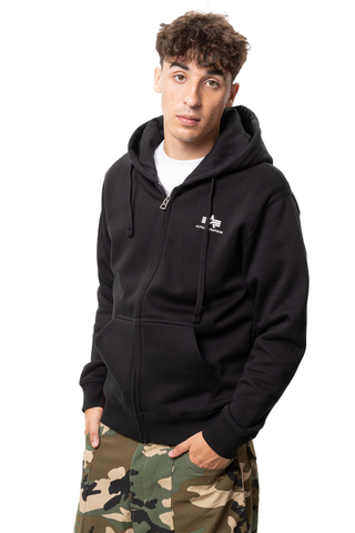 Mikina Na Zip Alpha Industries Basic Small Logo
