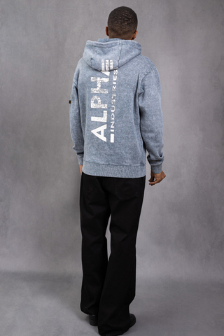 Bluza Z Kapturem Alpha Industries Backprint Vintage