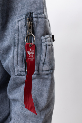 Bluza Z Kapturem Alpha Industries Backprint Vintage