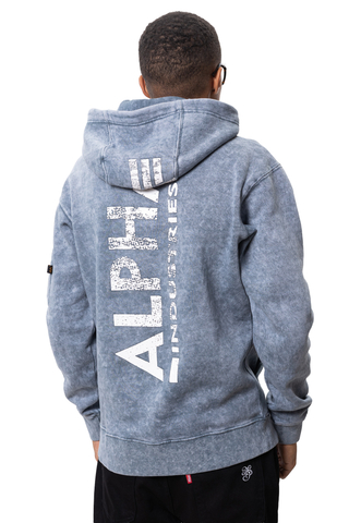Bluza Z Kapturem Alpha Industries Backprint Vintage