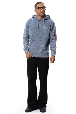 Bluza Z Kapturem Alpha Industries Backprint Vintage