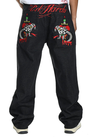 Spodnie Ed Hardy Snake Sever Tattoo