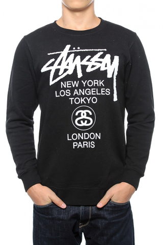 Bluza Stussy World Tour Crew