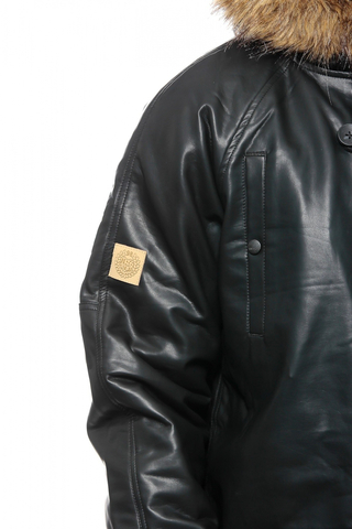 Kurtka Zimowa Mass Denim Combat Leather