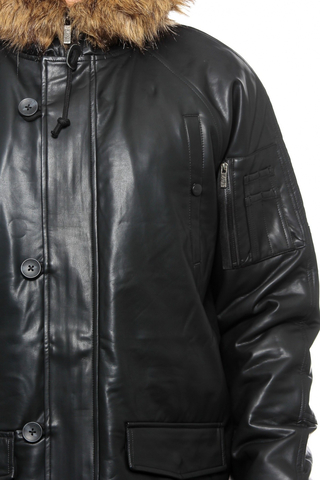 Kurtka Zimowa Mass Denim Combat Leather