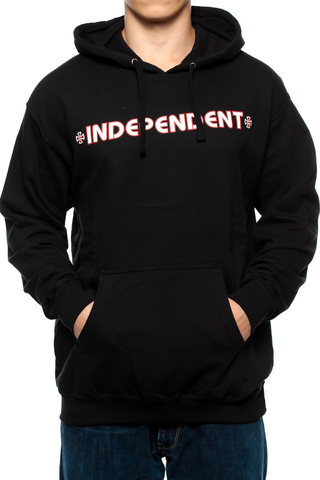 Independent bar cross top hoodie