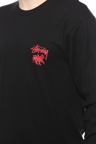 Stussy Stock Lion Longsleeve Black 1994120/0001