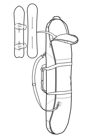 Pokrowiec Na Snowboard Burton Space Sack 156