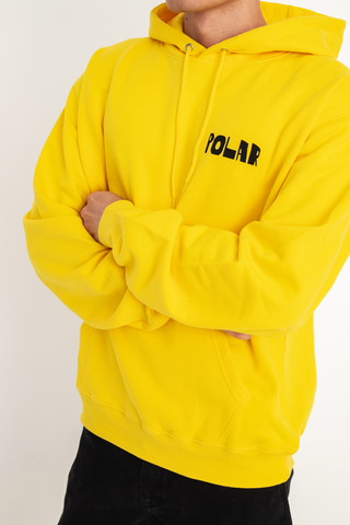 Polar yellow cheap hoodie