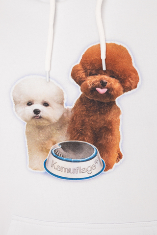 Bluza Z Kapturem Kamuflage Poodles