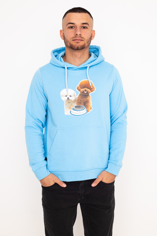 Bluza Z Kapturem Kamuflage Poodles