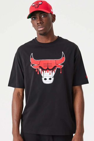 Tričko New Era Chicago NBA Drip Logo Bulls