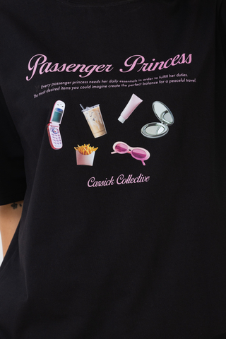 Carsick Passenger Princess T-shirt