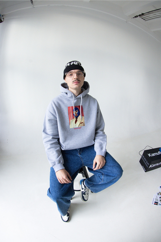 Bluza Z Kapturem Kamuflage Blue Demon