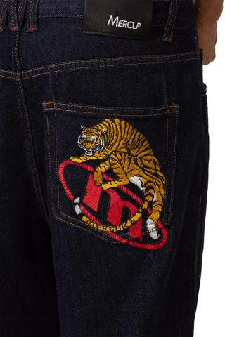 Spodnie Mercur Loose Tiger Raw Denim
