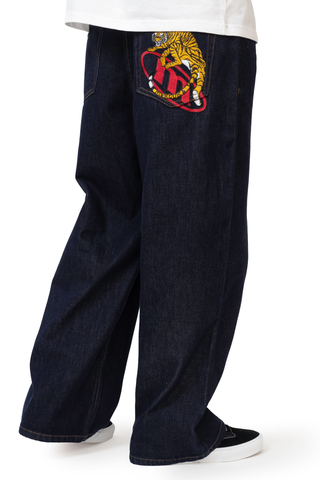 Kalhoty Mercur Loose Tiger Raw Denim