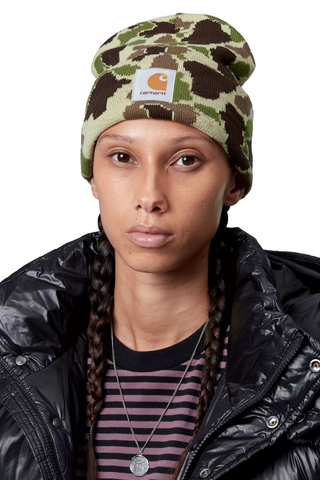 Zimní Čepice Carhartt WIP Camo Duck