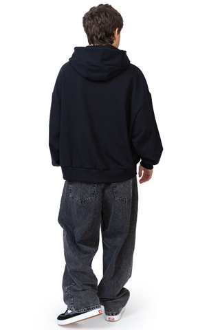 Mikina Na Zip Première Wide Cut Basic