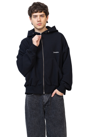 Mikina Na Zip Première Wide Cut Basic