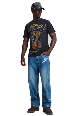 Tričko Ed Hardy Diamante Serpent