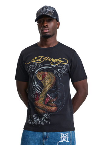 Tričko Ed Hardy Diamante Serpent