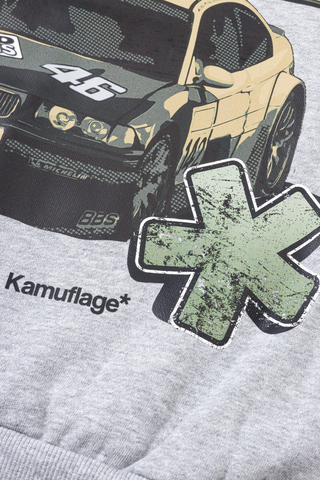 Mikina s kapucí Kamuflage Track Day