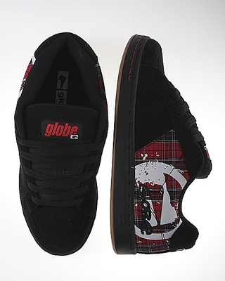 Buty GLOBE VICE SS BLACK/RED PLAID