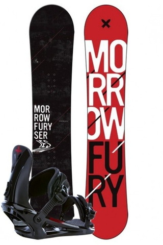 Komplet Snowboardowy Deska Wiązania Morrow Fury 159