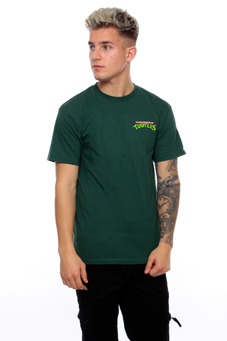 TMNT Teenage Mutant Ninja Turtles Big Face T-Shirt - Green - XL