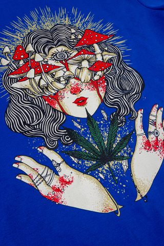 Bluza Z Kapturem Palto Mushroom Eyes