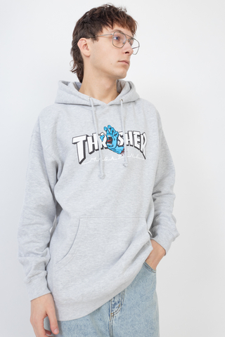 Thrasher hoodie best sale light blue