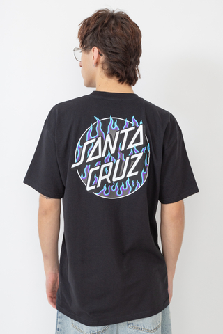 Thrasher Flame Dot Santa Cruz T-shirt