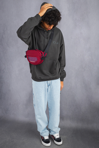 Hoodie Polar Stroke Logo Dirty Black